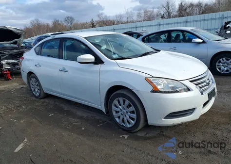 2014 Nissan Sentra S z USA, uszkodzony, nr VIN 3N1AB7AP1EY302383